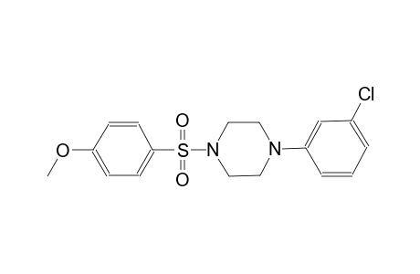 1-(3-chlorophenyl)-4-[(4-methoxyphenyl)sulfonyl]piperazine