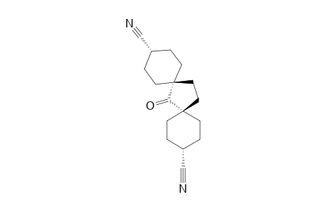 CIS-CIS-7-OXO-DISPIRO-[5.1.5.2]-PENTADECAN-3,11-DICARBONITRILE