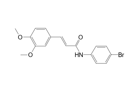(2E)-N-(4-Bromophenyl)-3-(3,4-dimethoxyphenyl)-2-propenamide