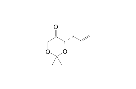 (S)-2,2-Dimethyl-6-(prop-2-en-1-yl)-1,3-dioxan-5-one