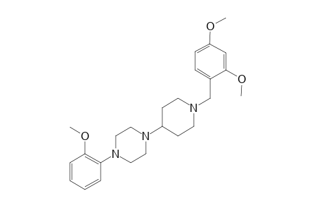 1-[1-(2,4-dimethoxybenzyl)-4-piperidinyl]-4-(2-methoxyphenyl)piperazine