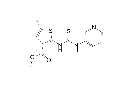 methyl 5-methyl-2-{[(3-pyridinylamino)carbothioyl]amino}-3-thiophenecarboxylate