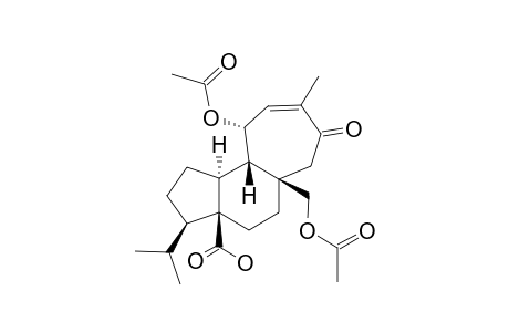 MULINONE-B;11-ALPHA,17-DIACETOXYMULIN-12-ENE-14-ONE-20-OIC-ACID