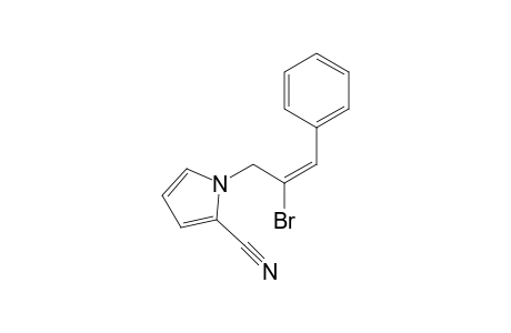 1-[(E)-2-bromanyl-3-phenyl-prop-2-enyl]pyrrole-2-carbonitrile