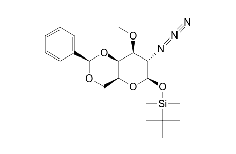 (TERT.-BUTYLDIMETHYL)-SILYL-2-AZIDO-4,6-O-BENZYLIDENE-2-DEOXY-3-O-METHYL-BETA-D-GALACTOPYRANOSIDE