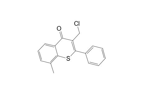 3-(chloromethyl)-8-methyl-2-phenyl-1-benzothiopyran-4-one