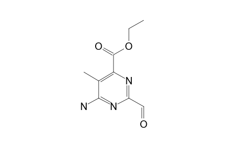 6-AMINO-4-(ETHOXYCARBONYL)-5-METHYLPYRIMIDINE-2-CARBOXALDEHYDE
