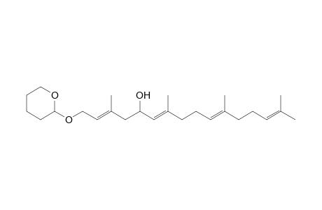 3,7,11,15-Tetramethyl-1-tetrahydropyranoxy-5-hydroxy-2E,6E,10E,14E-hexadecatetraene