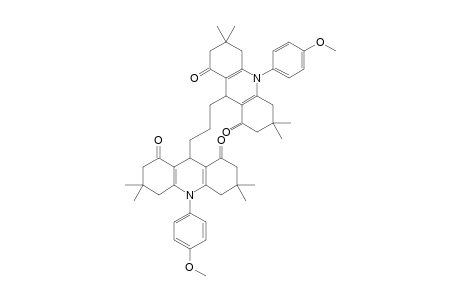 1,3-Bis[10-(4-methoxyphenyl)-3,3,6,6-tetramethyl-3,4,6,7,9,10-hexahydro-1,8(2H,5H)acridinedione-9-yl]propane