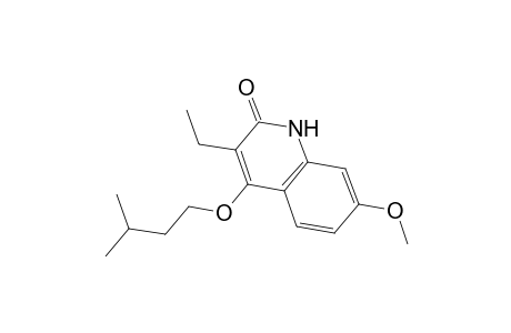 Carbostyril, 3-ethyl-4-(isopentyloxy)-7-methoxy-