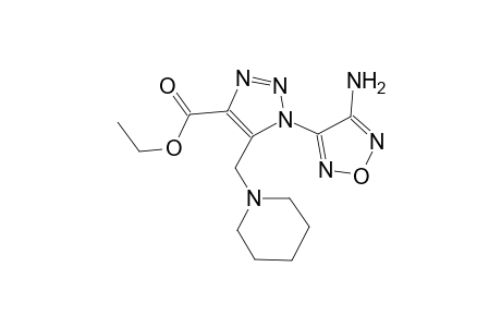Ethyl 1-(4-amino-1,2,5-oxadiazol-3-yl)-5-(1-piperidinylmethyl)-1H-1,2,3-triazole-4-carboxylate
