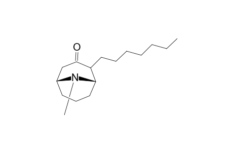 (1S,5R)-2-Heptyl-9-methyl-9-aza-bicyclo[3.3.1]nonan-3-one