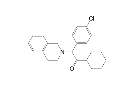 Ethanone, 2-(4-chlorophenyl)-1-cyclohexyl-2-(3,4-dihydro-2(1H)-isoquinolinyl)-