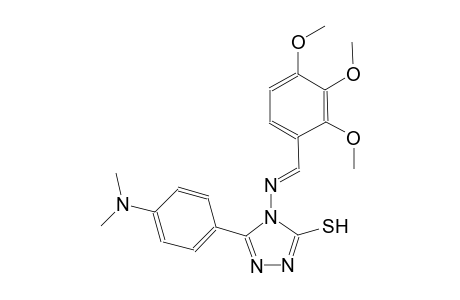 5-[4-(dimethylamino)phenyl]-4-{[(E)-(2,3,4-trimethoxyphenyl)methylidene]amino}-4H-1,2,4-triazol-3-yl hydrosulfide