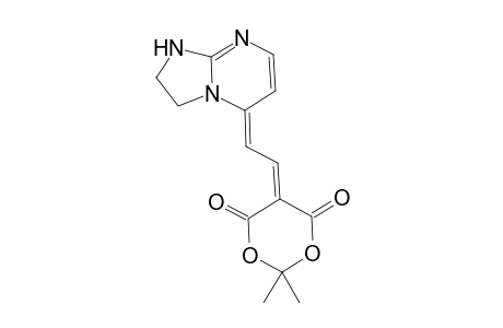 5-[2-(2,2-dimethyl-4,6-dioxo-1,3-dioxan-5-ylidene)ethylidene]-1,2,3,5-tetrahydroimidazo[1,2-a[pyrimidine