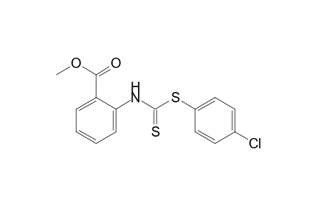 N-(dithiocarboxy)anthranilic acid, S-(p-chlorophenyl)methyl ester