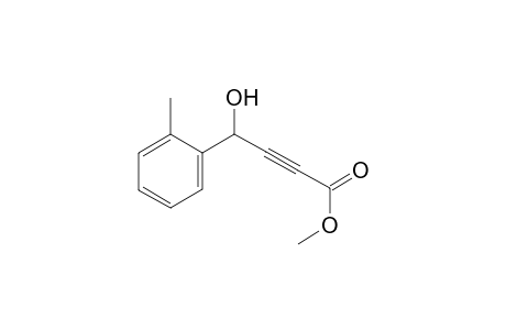 Methyl 4-hydroxy-4-(o-tolyl)but-2-ynoate