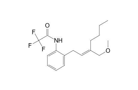 N-[2-(3-methoxymethylhept-2-en-1-yl)phenyl]trifluoroacetamide