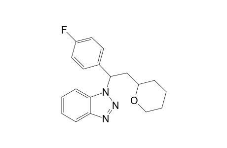 2-[2-(4-Fluorophenyl)-2-(benzotriazol-1-yl)ethyl]tetrahydro-2H-pyran isomer