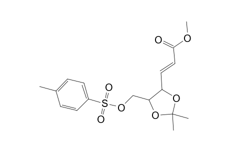 (4S,5S)-2,2-DIMETHYL-4-TOSYLOXYMETHYL-5-[(E)-METHOXYCARBONYLETHENYL]-1,3-DIOXOLANE