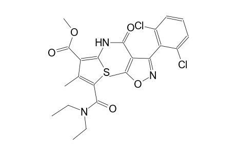 methyl 2-({[3-(2,6-dichlorophenyl)-5-methyl-4-isoxazolyl]carbonyl}amino)-5-[(diethylamino)carbonyl]-4-methyl-3-thiophenecarboxylate