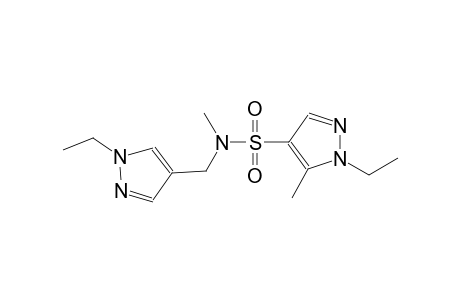 1H-pyrazole-4-sulfonamide, 1-ethyl-N-[(1-ethyl-1H-pyrazol-4-yl)methyl]-N,5-dimethyl-