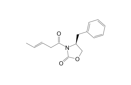 (4S)-3-[(E)-1-oxopent-3-enyl]-4-(phenylmethyl)-2-oxazolidinone