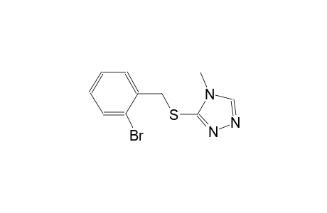 3-[(2-bromobenzyl)sulfanyl]-4-methyl-4H-1,2,4-triazole