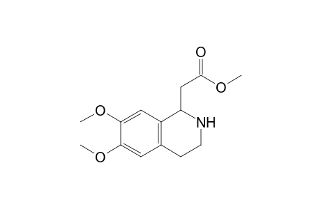 Methyl (6,7-Dimethoxy-1,2,3,4-tetrahydroisoquinolin-1-yl)acetate