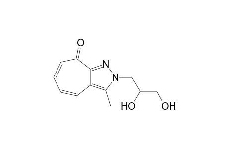 2-(2,3-Dihydroxypropyl)-3-methyl-2,8-dihydrocycloheptapyrazol-8-one