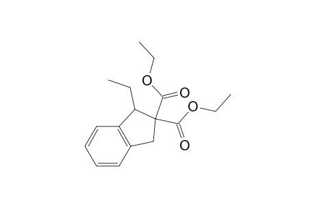 2H-Indene-2,2-dicarboxylic acid, 1-ethyl-1,3-dihydro-, diethyl ester
