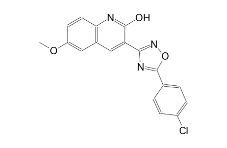 2-quinolinol, 3-[5-(4-chlorophenyl)-1,2,4-oxadiazol-3-yl]-6-methoxy-