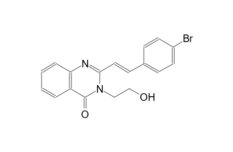2-[(E)-2-(4-bromophenyl)ethenyl]-3-(2-hydroxyethyl)-4(3H)-quinazolinone