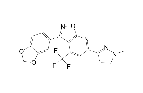 isoxazolo[5,4-b]pyridine, 3-(1,3-benzodioxol-5-yl)-6-(1-methyl-1H-pyrazol-3-yl)-4-(trifluoromethyl)-
