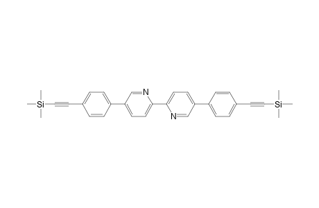 5,5'-bis{[p-(Trimethylsilyl)ethynyl]phenyl}-2,2'-bipyridinene