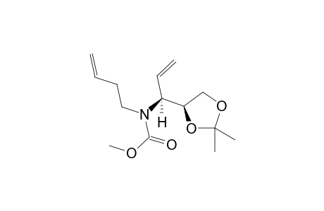Methyl N-(but-3'-enyl)-N-[1'-{2",2"-dimethyl-1",3"-(dioxolan-4"'-yl)prop-2"-enyl]carbamate