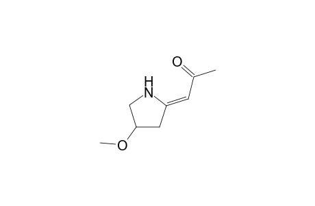 (1Z)-1-(4-methoxy-2-pyrrolidinylidene)-2-propanone