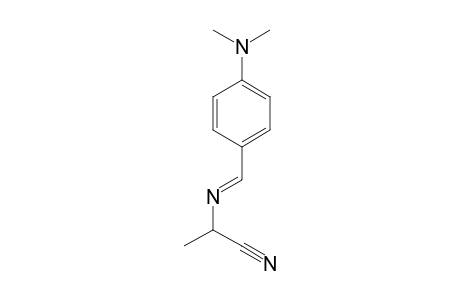 2-{(E)-[4-(Dimethylamino)benzylidene]amino}propanenitrile