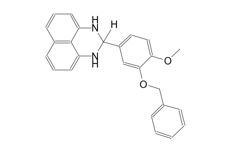 1H-perimidine, 2,3-dihydro-2-[4-methoxy-3-(phenylmethoxy)phenyl]-