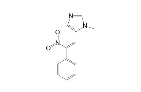 1-METHYL-5-[(2-NITRO-2-PHENYL)-ETHENYL]-IMIDAZOLE