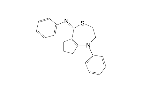 2,3,5,6,7,8-Hexahydro-1-phenyl-5-(phenylimino)-1H-cyclopenta[E][1,4]thiazepine