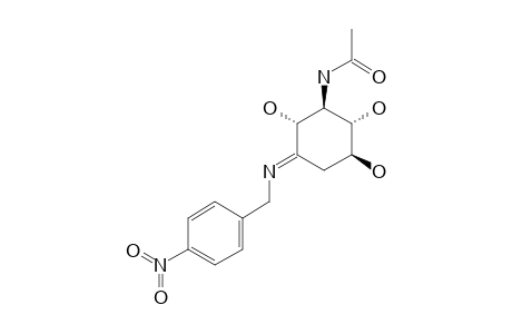 N-(4-NITROBENZYL)-4-ACETOAMINE-3,4,6-TRIHYDROXY-CYCLOHEXAN-IMINE