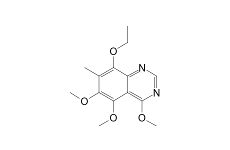 8-Ethoxy-4,5,6-trimethoxy-7-methylquinazoline