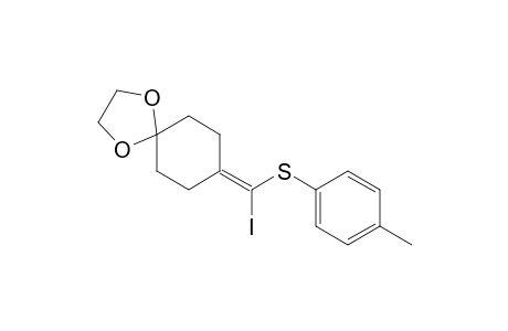 8-{Iodo-(p-tolylsulfanyl)methylene}-1,4-dioxaspiro[4.5]decane