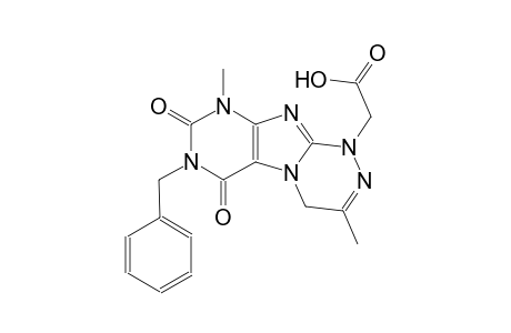 [1,2,4]triazino[3,4-f]purine-1-acetic acid, 1,4,6,7,8,9-hexahydro-3,9-dimethyl-6,8-dioxo-7-(phenylmethyl)-