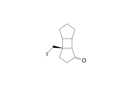 6-(iodomethyl)tricyclo[5.3.0.0(2,6)]-3-decanone (S)