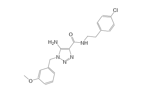 1H-1,2,3-triazole-4-carboxamide, 5-amino-N-[2-(4-chlorophenyl)ethyl]-1-[(3-methoxyphenyl)methyl]-