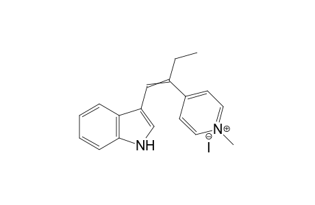 4-[1-Ethyl-2-(3-indolyl)ethenyl]-1-methylpyridinium-iodide