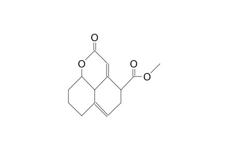 (9Asr, 9brs)-2,4,5,7,8,9a,9b-octahydro-2-oxo-4-methoxycarbonyl-naphtho(1,8-bc)pyran