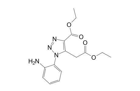 Ethyl 1-(o-Aminophenyl)-4-(ethoxycarbonyl)-1,2,3-triazole-5-acetate